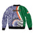 Personalised India Independence Day Bomber Jacket Indian Paisley Pattern - Wonder Print Shop