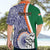 Personalised India Independence Day Hawaiian Shirt Indian Paisley Pattern - Wonder Print Shop