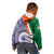 Personalised India Independence Day Kid Hoodie Indian Paisley Pattern - Wonder Print Shop