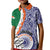 Personalised India Independence Day Kid Polo Shirt Indian Paisley Pattern - Wonder Print Shop