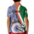 Personalised India Independence Day Kid Polo Shirt Indian Paisley Pattern - Wonder Print Shop