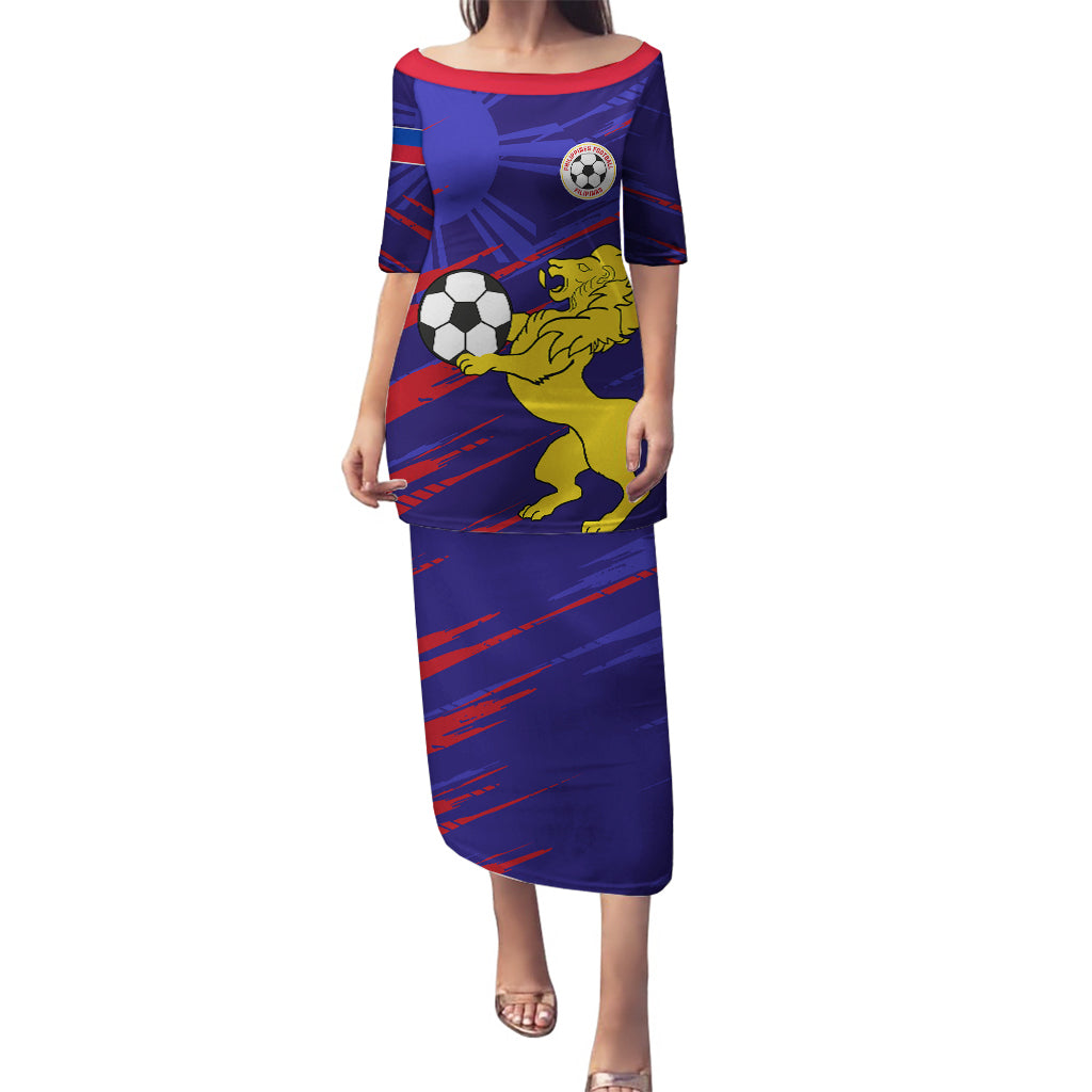 Philippines Football Puletasi Filipinas Lion Sporty Style - Wonder Print Shop