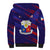 Philippines Football Sherpa Hoodie Filipinas Lion Sporty Style - Wonder Print Shop