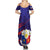 Philippines Football Summer Maxi Dress Filipinas Lion Sporty Style - Wonder Print Shop