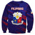 Philippines Football Sweatshirt Filipinas Lion Sporty Style - Wonder Print Shop