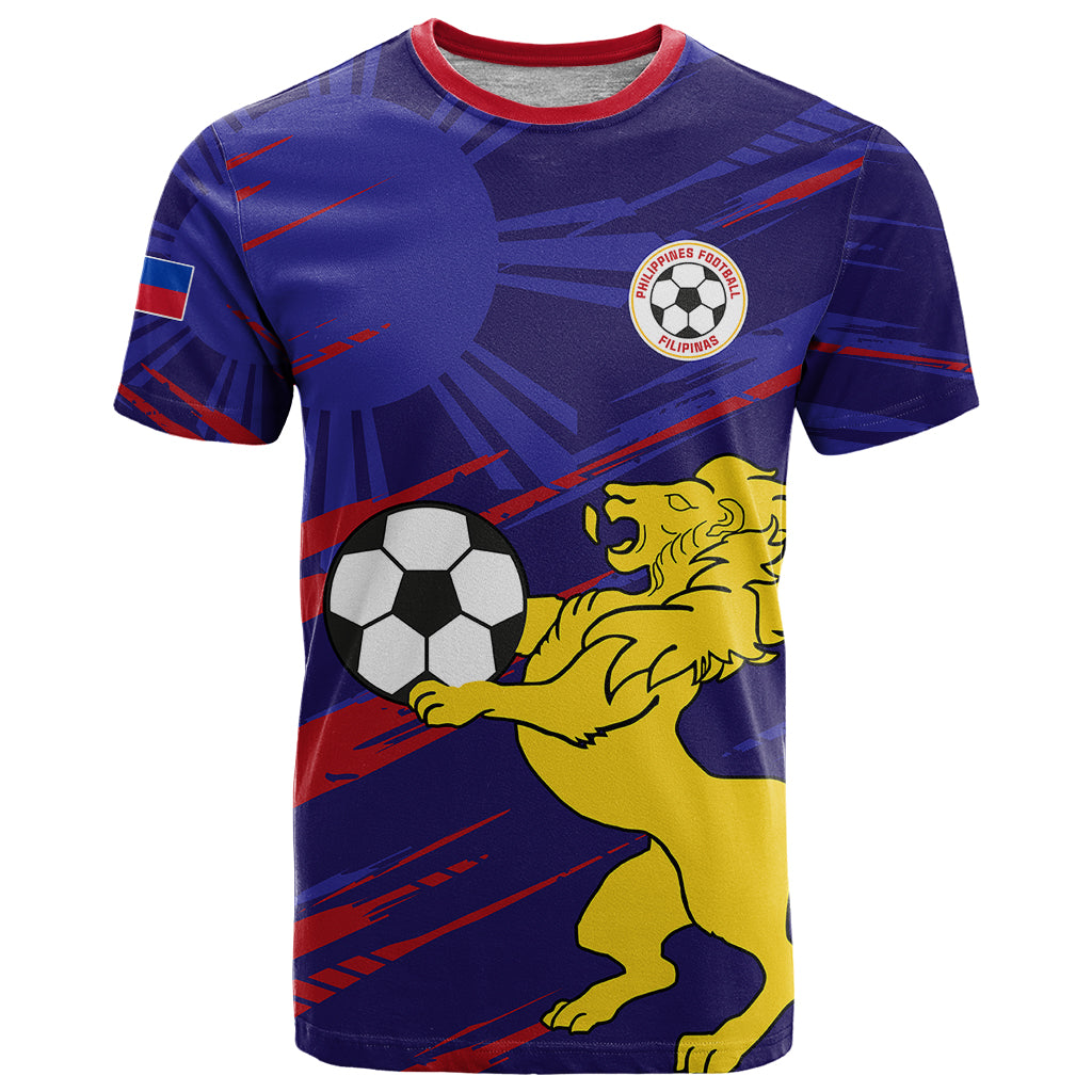 Philippines Football T Shirt Filipinas Lion Sporty Style - Wonder Print Shop