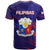 Philippines Football T Shirt Filipinas Lion Sporty Style - Wonder Print Shop