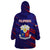 Philippines Football Wearable Blanket Hoodie Filipinas Lion Sporty Style - Wonder Print Shop