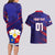 Personalised Philippines Football Couples Matching Long Sleeve Bodycon Dress and Hawaiian Shirt Filipinas Lion Sporty Style - Wonder Print Shop