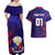 Personalised Philippines Football Couples Matching Off Shoulder Maxi Dress and Hawaiian Shirt Filipinas Lion Sporty Style - Wonder Print Shop