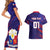 Personalised Philippines Football Couples Matching Short Sleeve Bodycon Dress and Hawaiian Shirt Filipinas Lion Sporty Style - Wonder Print Shop