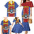 Eswatini African Pattern Family Matching Mermaid Dress and Hawaiian Shirt Swaziland Shield Siyinqaba - Wonder Print Shop