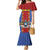 Eswatini African Pattern Family Matching Mermaid Dress and Hawaiian Shirt Swaziland Shield Siyinqaba - Wonder Print Shop