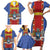 Eswatini African Pattern Family Matching Short Sleeve Bodycon Dress and Hawaiian Shirt Swaziland Shield Siyinqaba - Wonder Print Shop