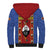 Eswatini African Pattern Sherpa Hoodie Swaziland Shield Siyinqaba - Wonder Print Shop