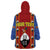 Eswatini African Pattern Wearable Blanket Hoodie Swaziland Shield Siyinqaba - Wonder Print Shop