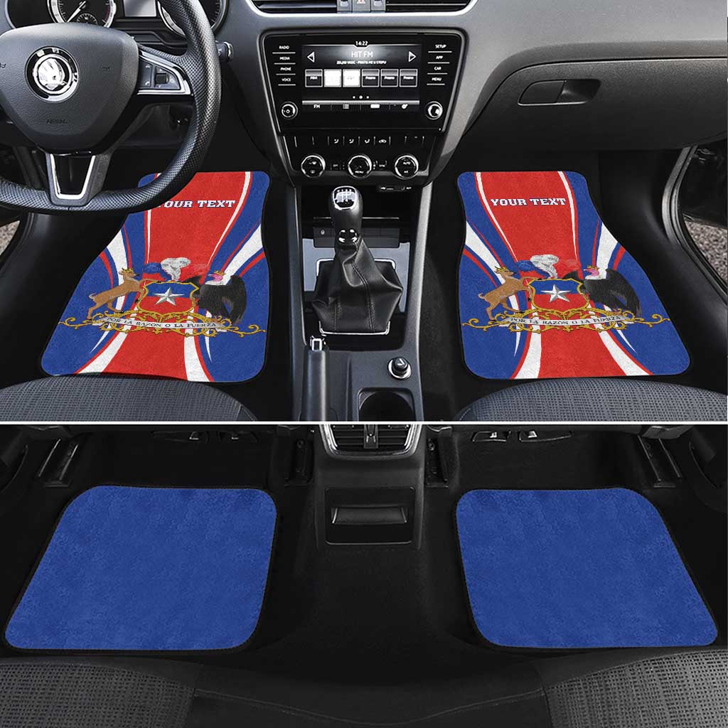 Chile Independence Day Car Mats September 18 Por la razon o la fuerza - Wonder Print Shop