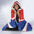 Chile Independence Day Hooded Blanket September 18 Por la razon o la fuerza