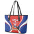 Chile Independence Day Leather Tote Bag September 18 Por la razon o la fuerza