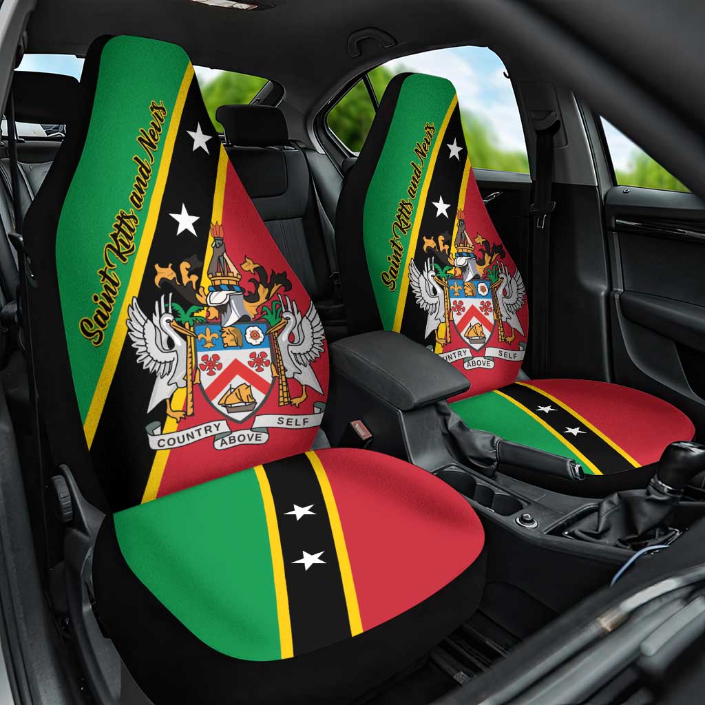 Saint Kitts and Nevis Car Seat Cover Country Above Self - Wonder Print Shop