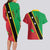 Saint Kitts and Nevis Couples Matching Long Sleeve Bodycon Dress and Hawaiian Shirt Country Above Self - Wonder Print Shop