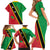 Saint Kitts and Nevis Family Matching Short Sleeve Bodycon Dress and Hawaiian Shirt Country Above Self - Wonder Print Shop