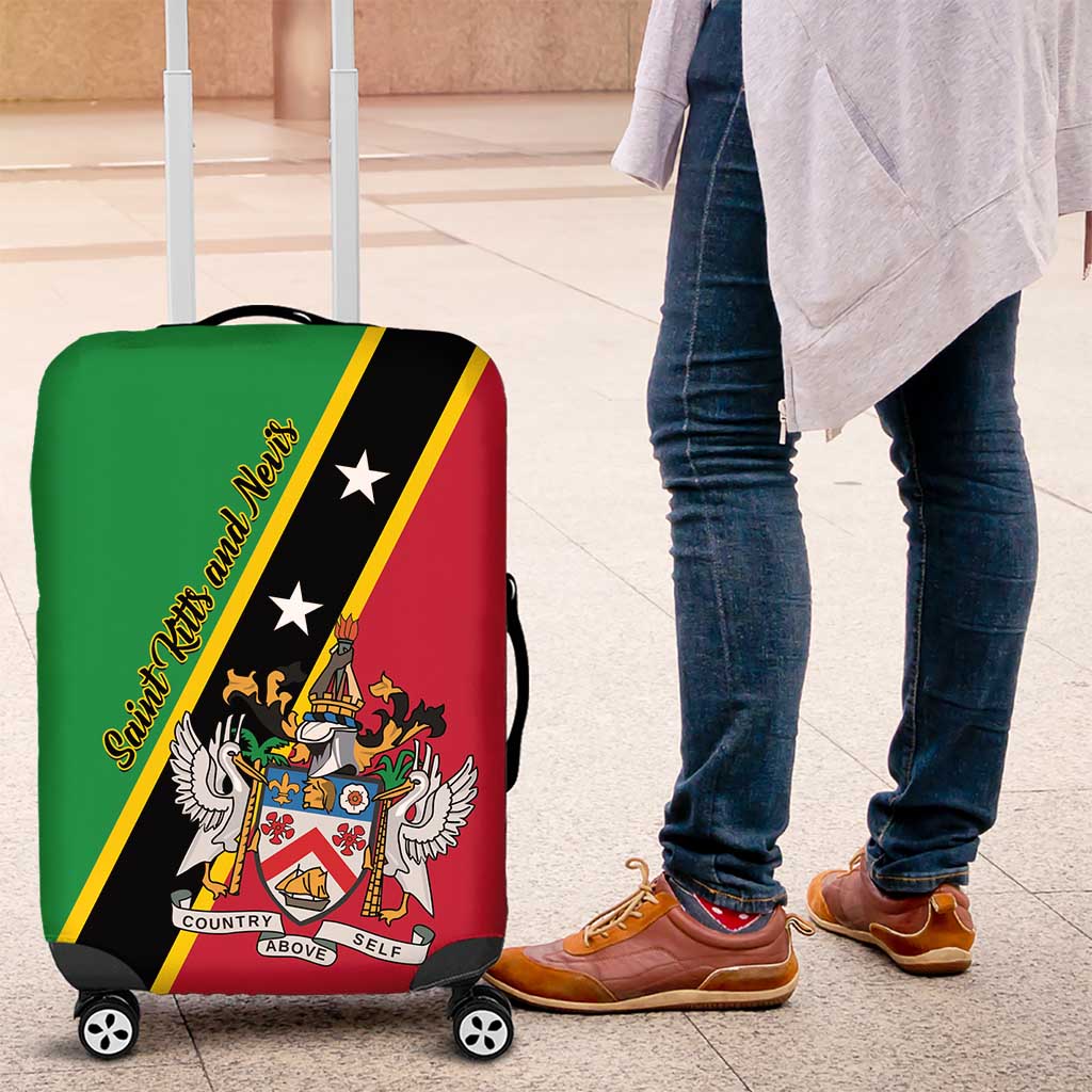 Saint Kitts and Nevis Luggage Cover Country Above Self - Wonder Print Shop