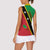 Saint Kitts and Nevis Women Sleeveless Polo Shirt Country Above Self - Wonder Print Shop