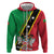 Saint Kitts and Nevis Zip Hoodie Country Above Self - Wonder Print Shop