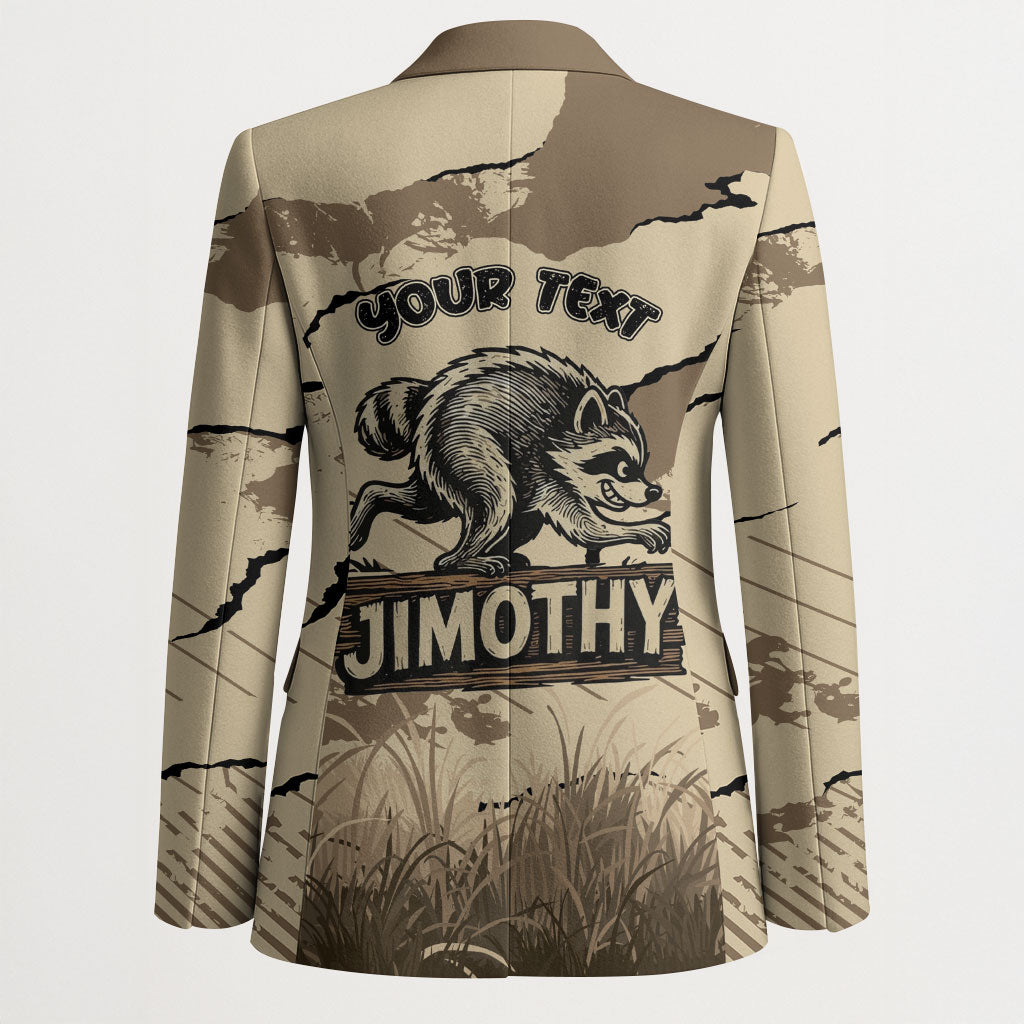 Personalized Jimothy the Raccoon Blazer Midnight Snack Patrol