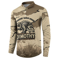 Personalized Jimothy the Raccoon Button Sweatshirt Midnight Snack Patrol