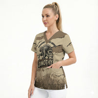 Personalized Jimothy the Raccoon Scrub Top Midnight Snack Patrol