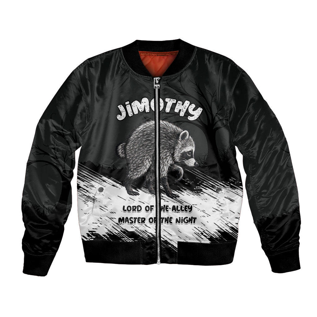 Personalized Jimothy Raccoon Seattle 2026 Bomber Jacket Lord Of The Alley Master Of The Night