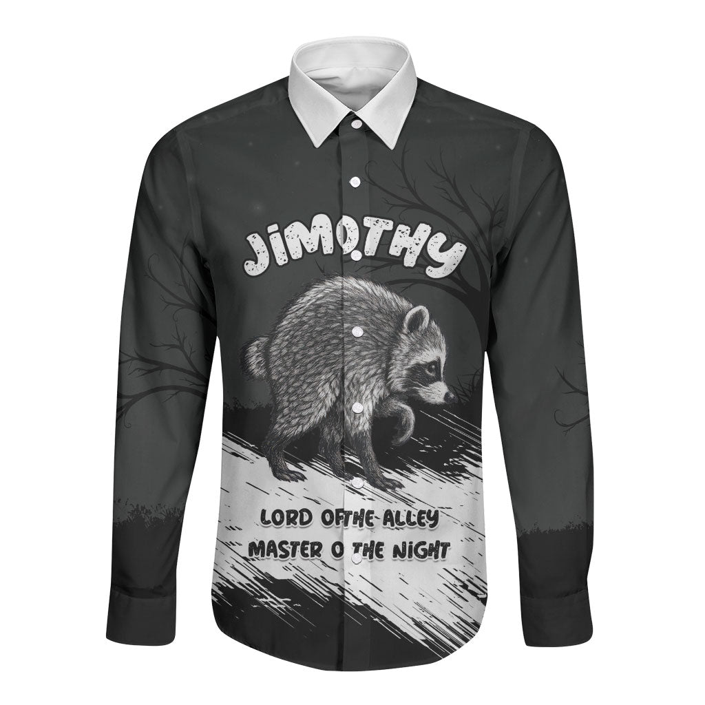 Personalized Jimothy Raccoon Seattle 2026 Long Sleeve Button Shirt Lord Of The Alley Master Of The Night