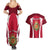 Wales Rugby Couples Matching Summer Maxi Dress and Hawaiian Shirt Three Feathers Dragon 2023 World Cup - Wonder Print Shop