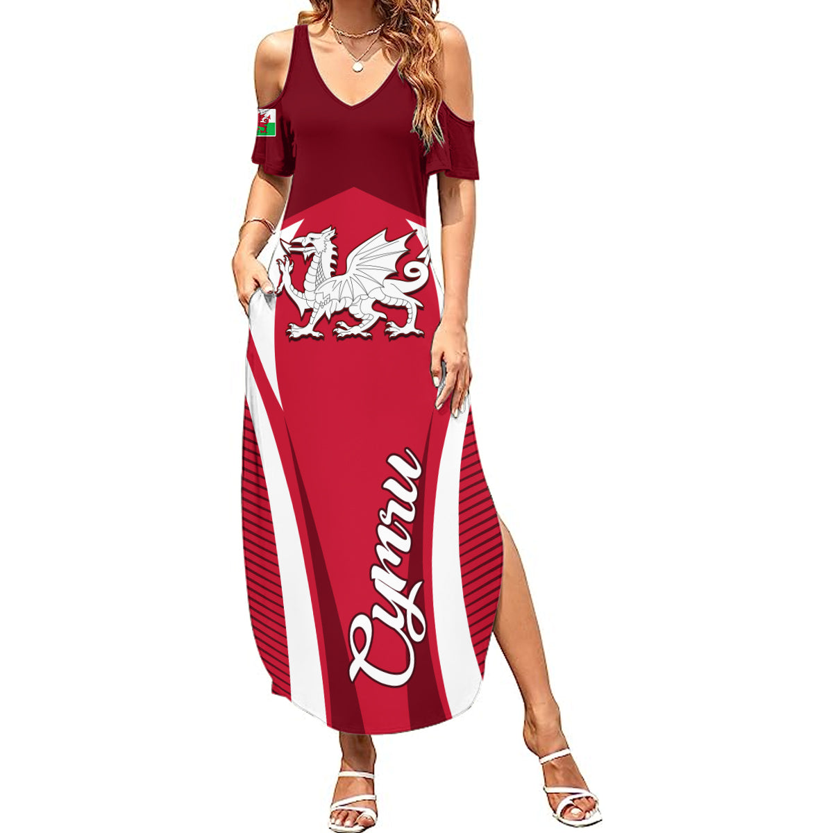 custom-wales-rugby-summer-maxi-dress-three-feathers-dragon-2023-world-cup