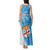 Fiji Rugby Tank Maxi Dress Come On Fijian Tapa Pattern - Wonder Print Shop