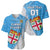 Custom Fiji Rugby Baseball Jersey Come On Fijian Tapa Pattern - Wonder Print Shop