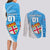 Custom Fiji Rugby Couples Matching Long Sleeve Bodycon Dress and Long Sleeve Button Shirts Come On Fijian Tapa Pattern - Wonder Print Shop