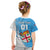 Custom Fiji Rugby Kid T Shirt Come On Fijian Tapa Pattern - Wonder Print Shop