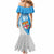 Custom Fiji Rugby Mermaid Dress Come On Fijian Tapa Pattern - Wonder Print Shop