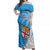 Custom Fiji Rugby Off Shoulder Maxi Dress Come On Fijian Tapa Pattern - Wonder Print Shop