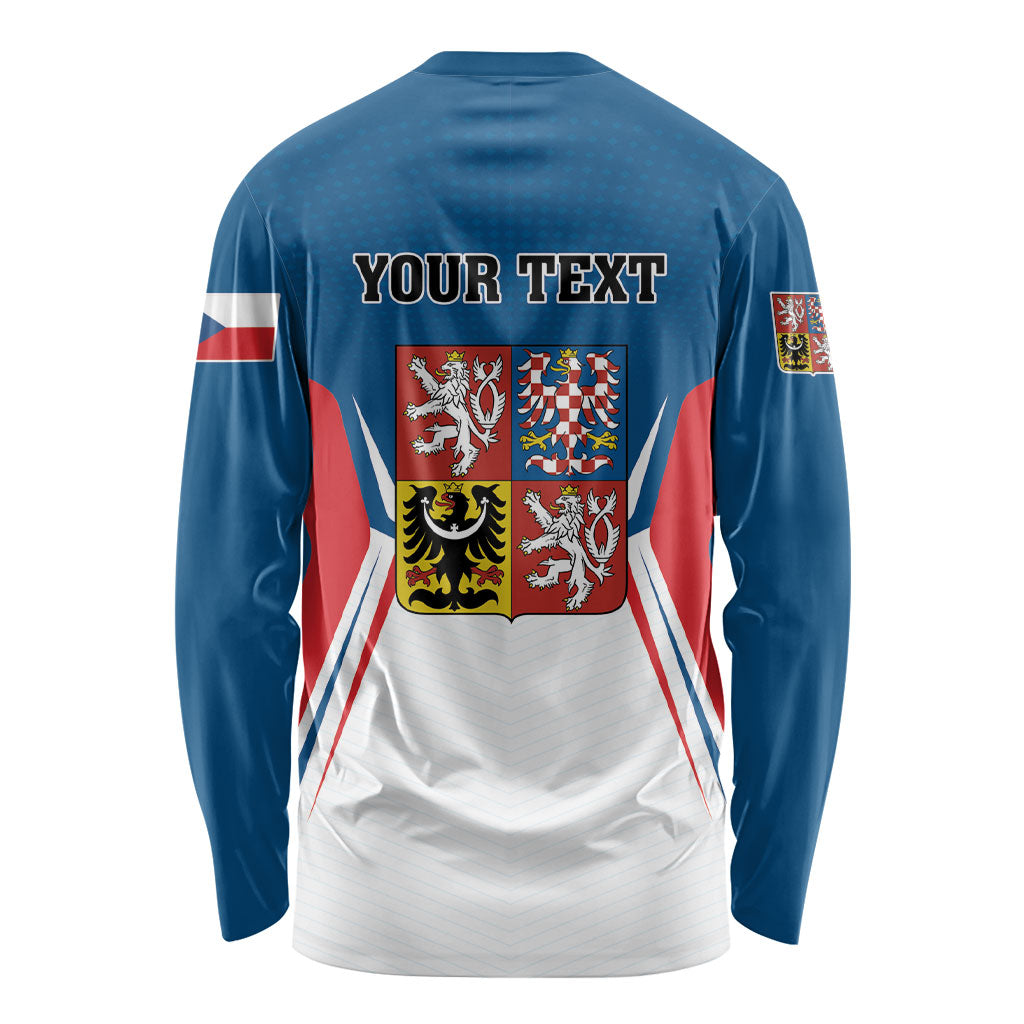 Personalized Czechia Long Sleeve Shirt Happy Independence Day