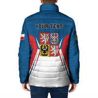 Personalized Czechia Padded Jacket Happy Independence Day