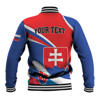 Personalized Slovakia Baseball Jacket Slovak Republic Flag Style
