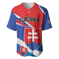 Personalized Slovakia Baseball Jersey Slovak Republic Flag Style