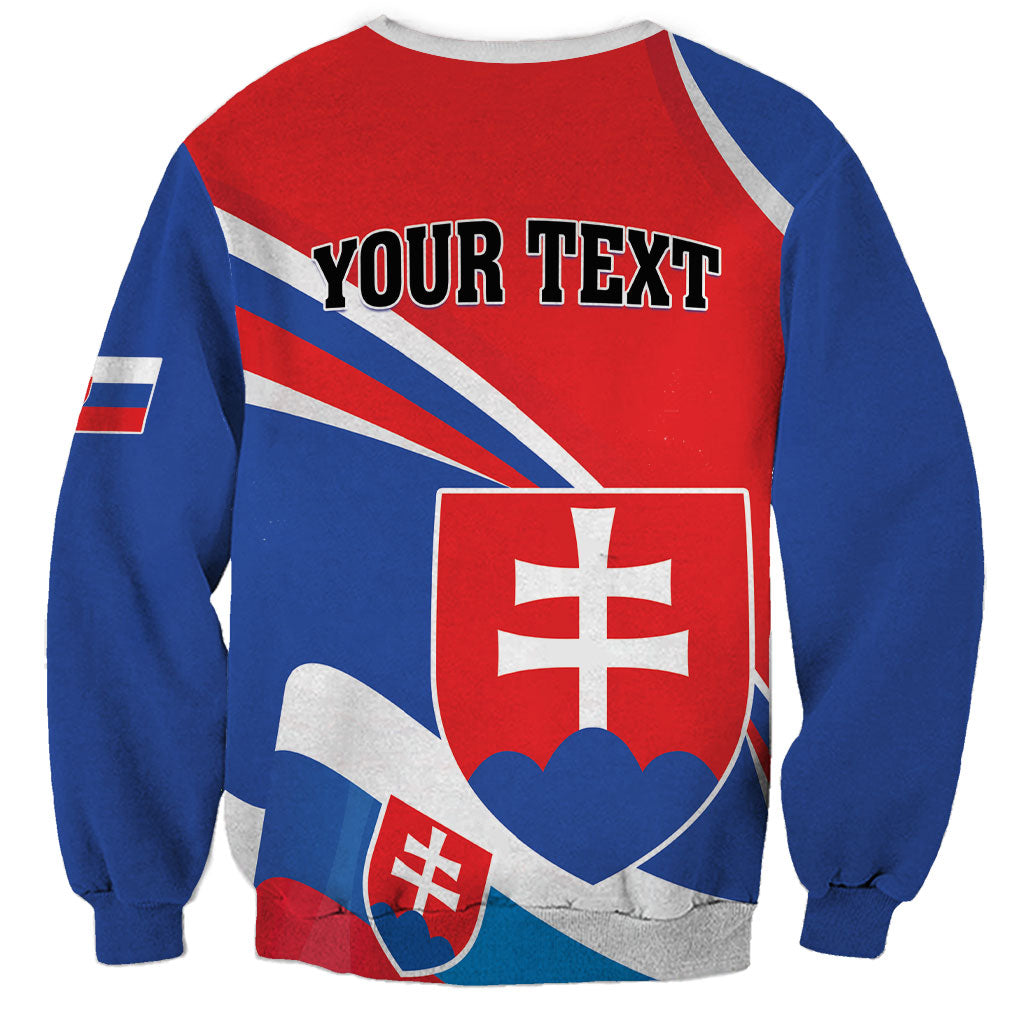 Personalized Slovakia Sweatshirt Slovak Republic Flag Style