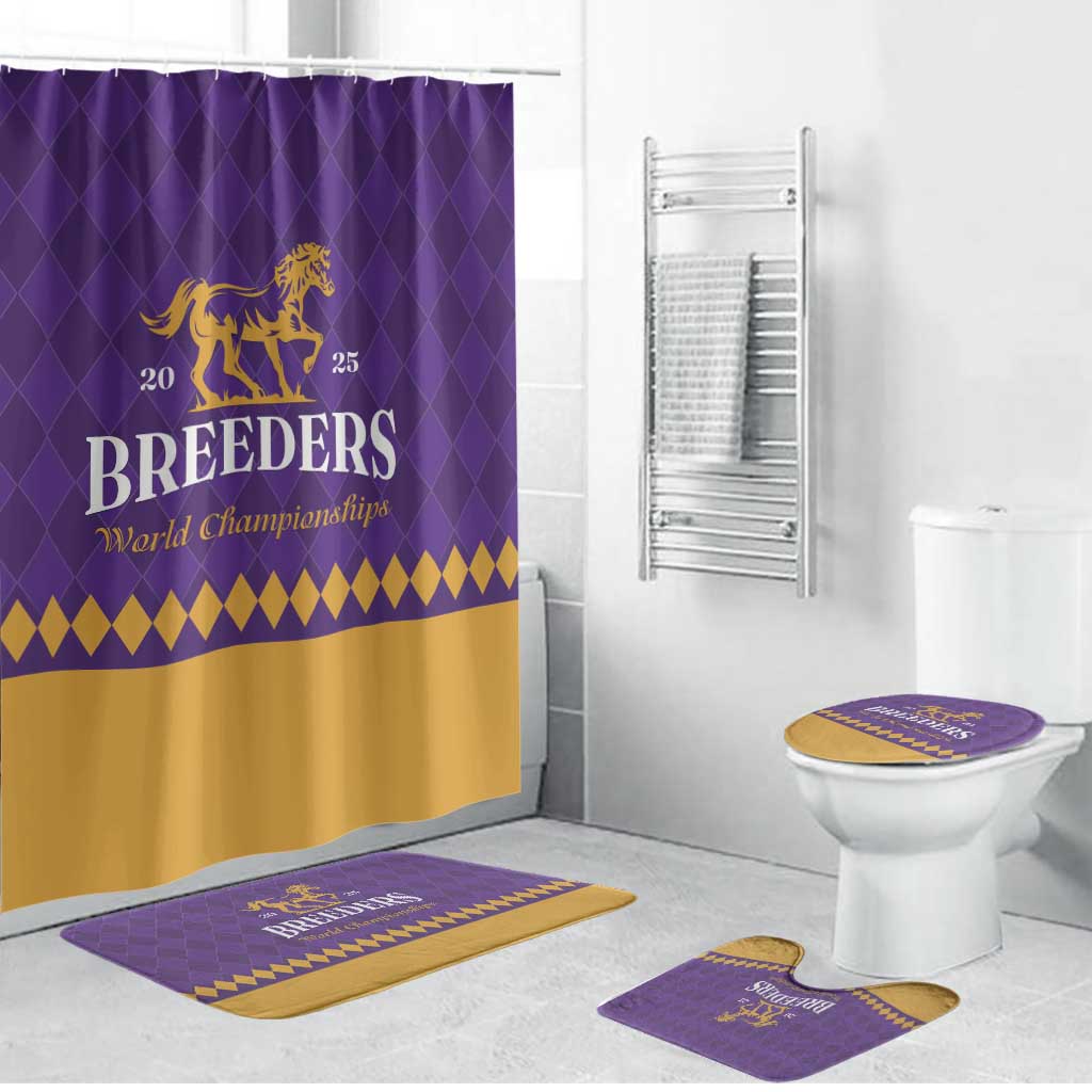 Personalized Breeders Horse Racing 2025 Bathroom Set Del Mar Awaits - Wonder Print Shop