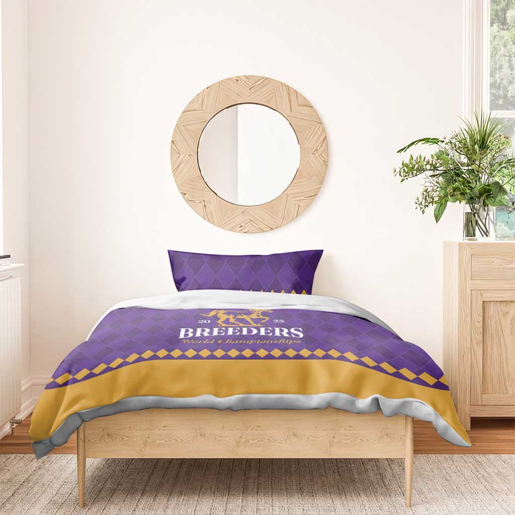 Personalized Breeders Horse Racing 2025 Bedding Set Del Mar Awaits - Wonder Print Shop