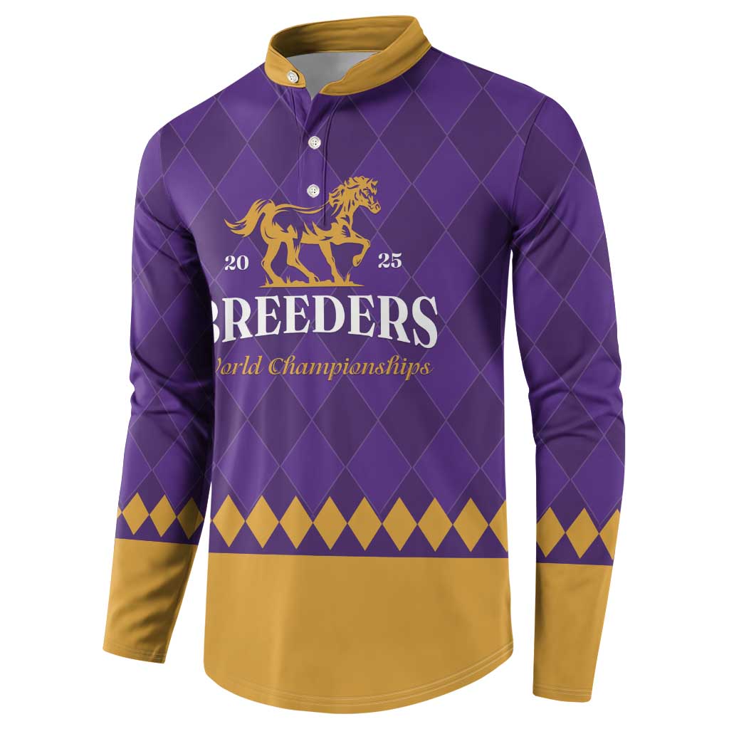Personalized Breeders Horse Racing 2025 Button Sweatshirt Del Mar Awaits - Wonder Print Shop